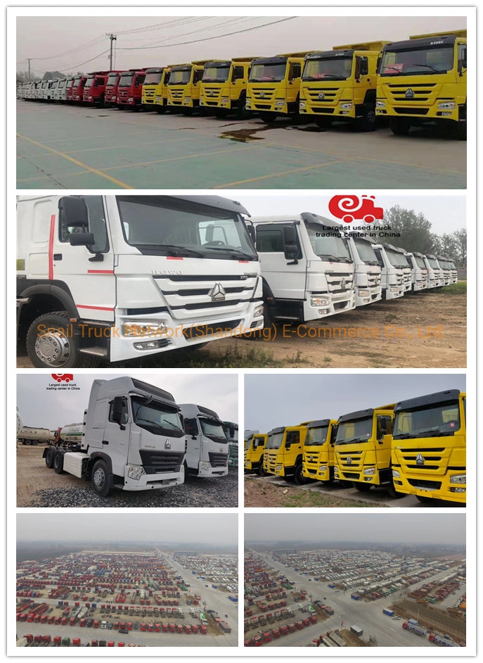 China Sinotruck HOWO Used Trailer Tipper Truck Price 10 Wheeler 6X4 Used Tractor Truck Head Heavy Truck Ethiopia Truck Price